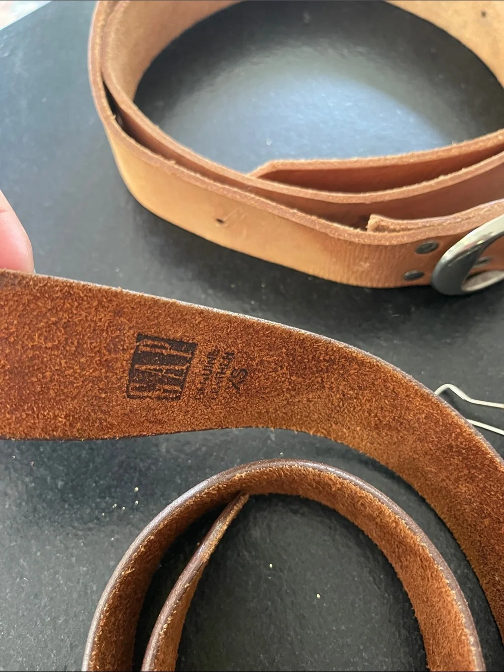 LOT 3 Leather Belts Tommy Hilfiger